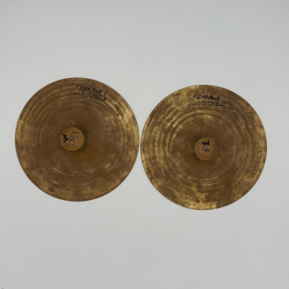Lot of Vintage Beginners Instruments - Cymbals, Tambourines, & Wooden (SEE PICS)